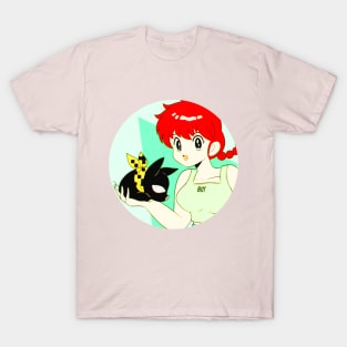 ranma and p-chan T-Shirt